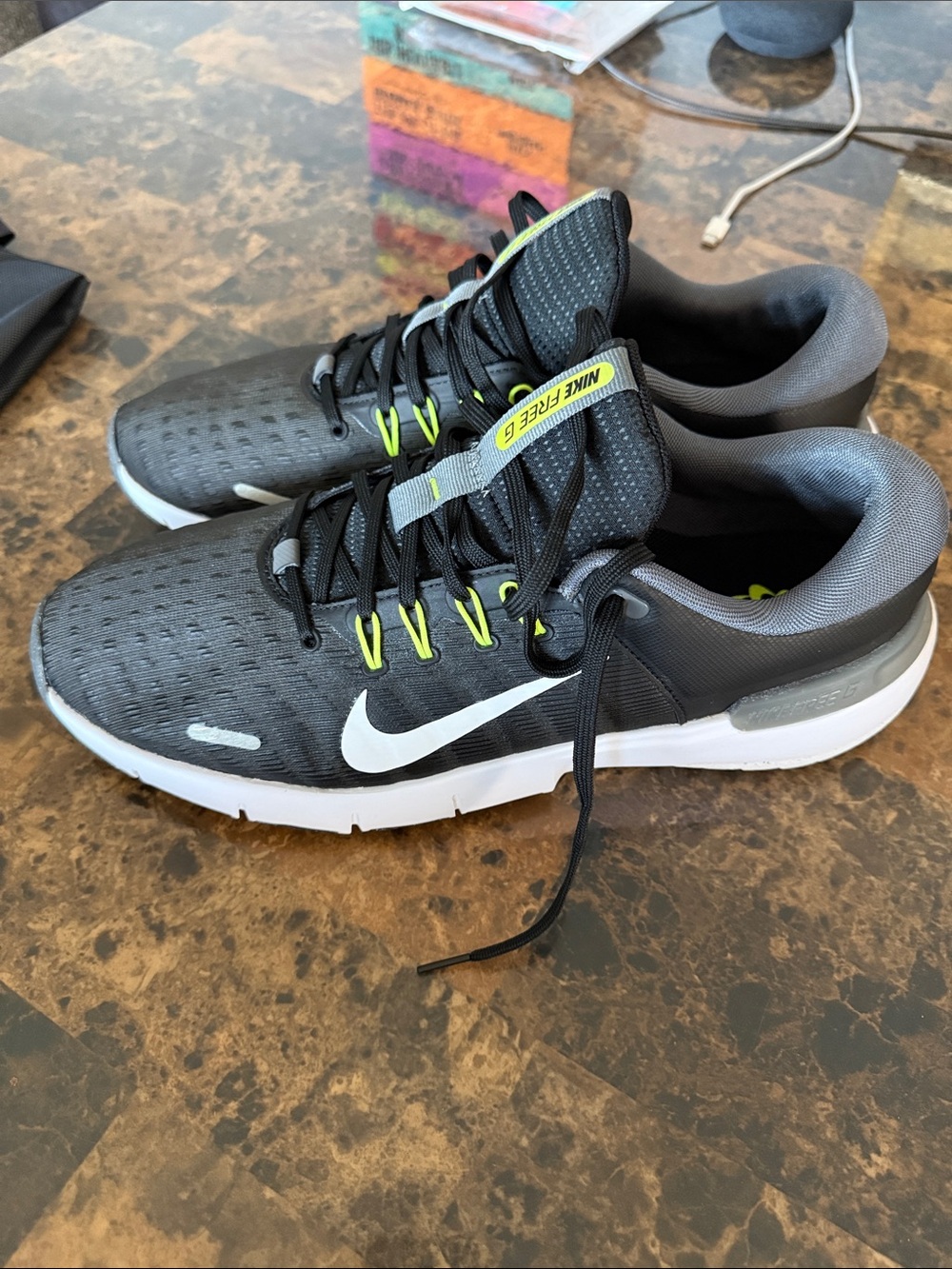 Nike Free Golf NN Golf Shoes Black Iron Grey White FN0332-001 Men's Size 12 - Picture 5 of 8